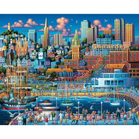 San Francisco Pier 210 Piece Jigsaw Puzzle Dowdle
