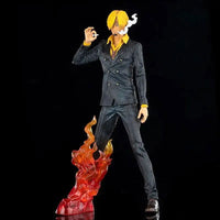 Sanji Vinsmoke One Piece Anime Figure, One Piece Strawhat Pirates Figurines Diable Jambe Black Foot 11 in - CloudAnimeStudio