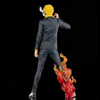 Sanji Vinsmoke One Piece Anime Figure, One Piece Strawhat Pirates Figurines Diable Jambe Black Foot 11 in - CloudAnimeStudio