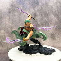 Santoryu Ogi Zoro Figure, King of Hell One Piece Anime Figurines Wano Onigashima - CloudAnimeStudio