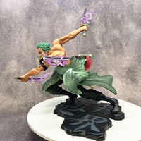 Santoryu Ogi Zoro Figure, King of Hell One Piece Anime Figurines Wano Onigashima - CloudAnimeStudio