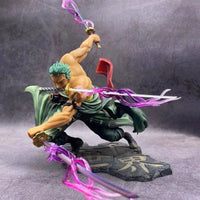 Santoryu Ogi Zoro Figure, King of Hell One Piece Anime Figurines Wano Onigashima - CloudAnimeStudio