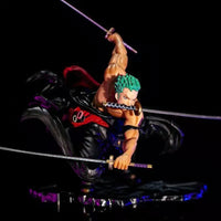 Santoryu Ogi Zoro Figure, King of Hell One Piece Anime Figurines Wano Onigashima - CloudAnimeStudio