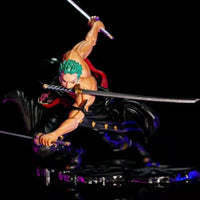 Santoryu Ogi Zoro Figure, King of Hell One Piece Anime Figurines Wano Onigashima - CloudAnimeStudio