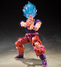 Son Goku Kaioken SSJB Blue Poseable Anime Action Figure, Dragon Ball Z PVC Figurines Statue 17 CM