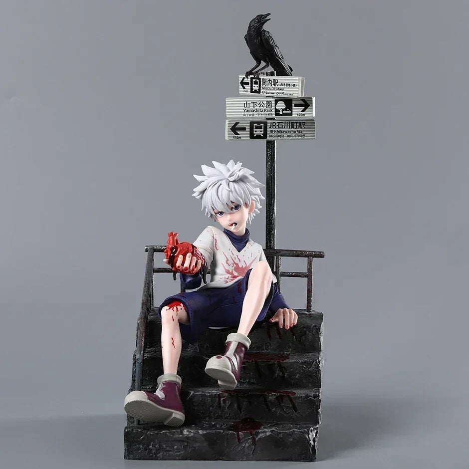 Killua Zoldyck Anime Figure, Hunter x Hunter Action Figurines 34 CM