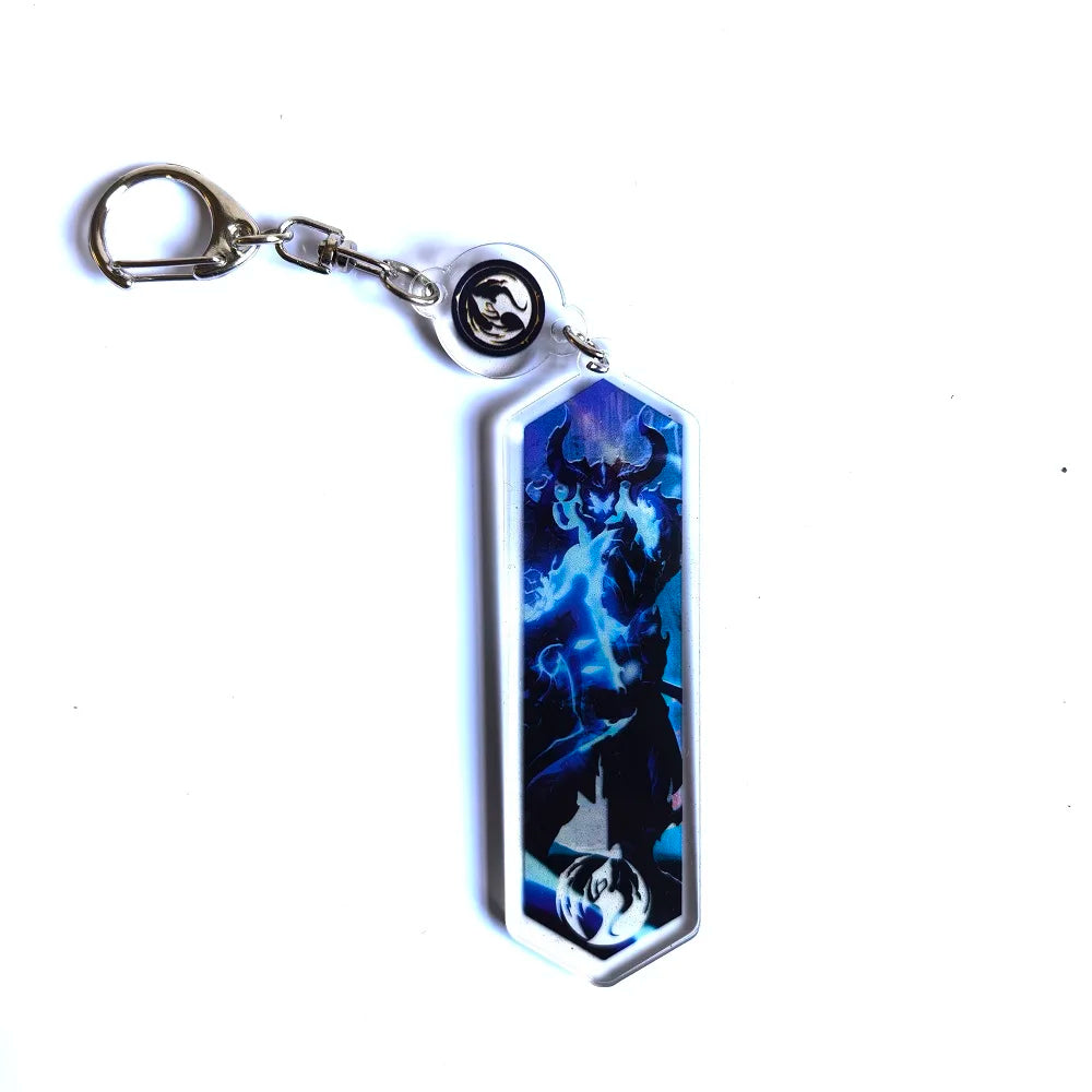 Anime Manwha Solo Leveling Keychain Acrylic Jewelry Knick Knacks for Friend Gift Bag Charms