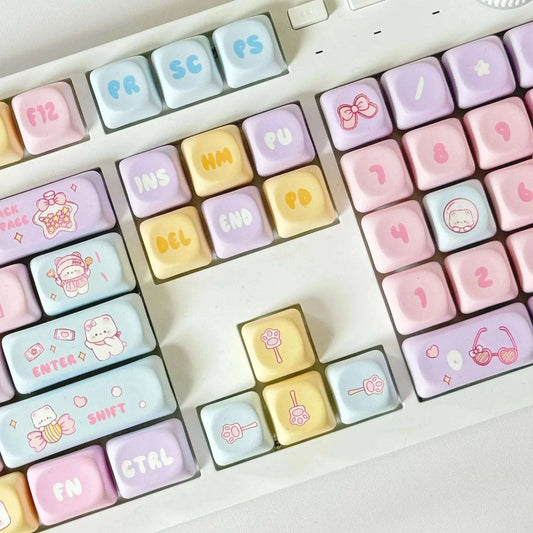 Candy Bear Keyboard Keycaps Set CLOUDANIMESTUDIO