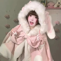 Kawaii Bunny Hooded Cloak