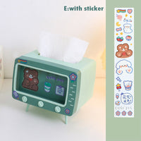 Tissue Box & Phone Holder
