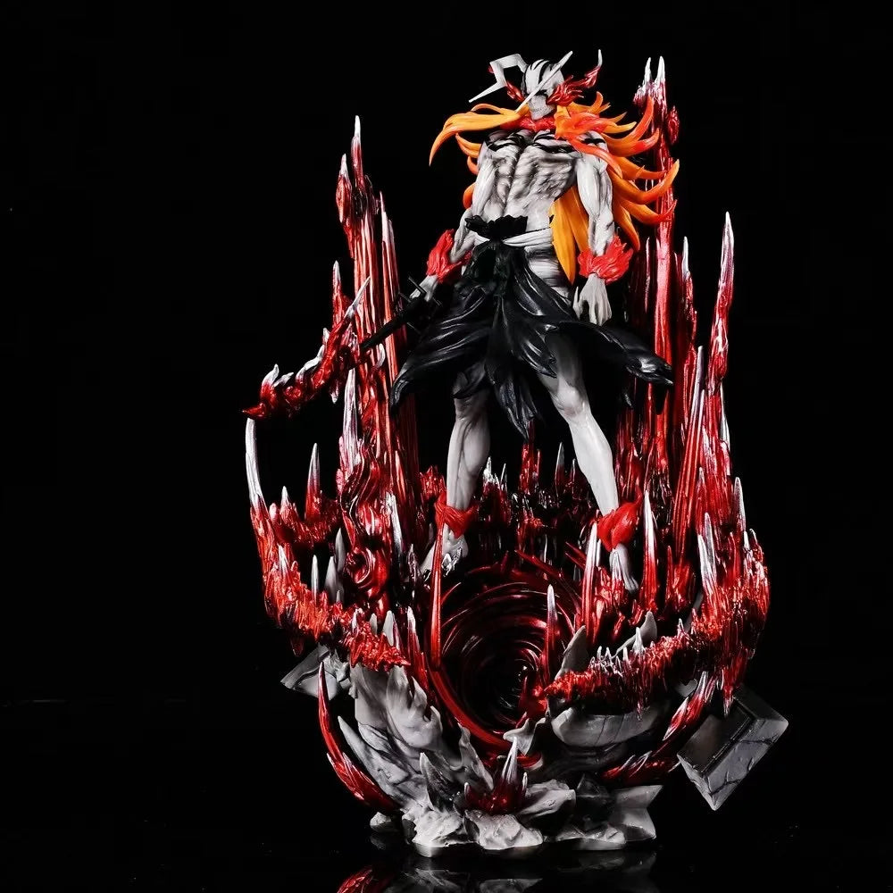 Kurosaki Ichigo and Ulquiorra Cifer Anime Figures, Bleach Espada Vasto Lorde Hallow Figurines