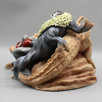 Crocodile Shichibukai Anime Figure, One Piece Sand Crocodile Sitting Action Figurines 18 CM