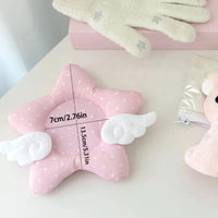 Pastel Star Angel Coaster