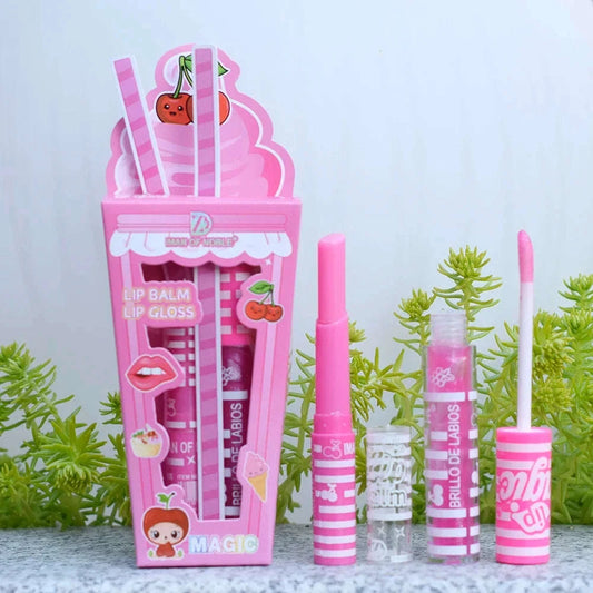 GLORY CARROT Lip Balm + Gloss Set CLOUDANIMESTUDIO