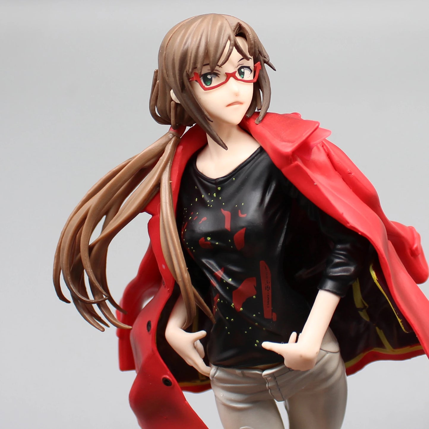 Mari Illustrious Makinami Anime Figure, EVANGELION Action Figurines Fashion Dress Up 25 CM