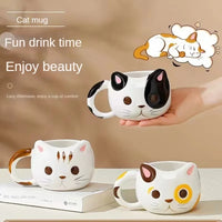 Cute Cat Ceramic Mugs