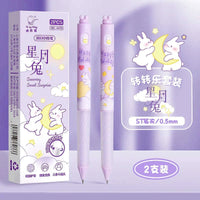Kawaii 360 Rotating Cuties Gel Pens 2PCS CLOUDANIMESTUDIO