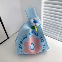 Kawaii Flower Knot Beach Bag CLOUDANIMESTUDIO
