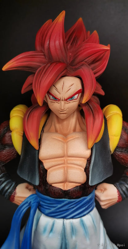 SSJ4 Gogeta Anime Figurine, Dragon Ball GT Super Saiyan Action Figures PVC 27 CM