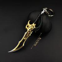 Solo Leveling Anime Manwha Sung Jinwoo Knight Killer Dagger Kasaka's Venom Fang Keychains Pendant