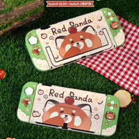 Kawaii Red Panda Picnic Switch Case OLED/NS2 CLOUDANIMESTUDIO
