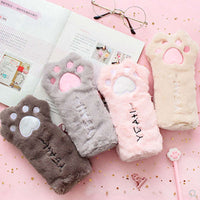 Plush Cat Paw Pencil Bag CLOUDANIMESTUDIO