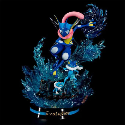 Pokemon Evolution LED Anime Figures, PVC Statue Model Toy Collections 20-35cm