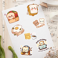Kawaii Toast Sticker Pack