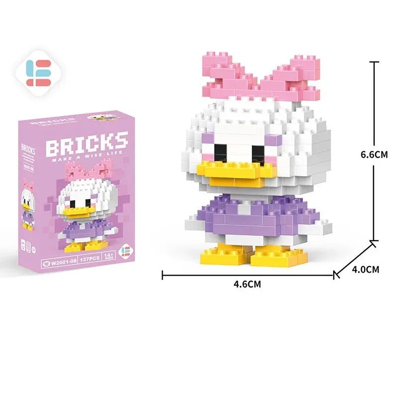 LiLo Stitch Toys Building Blocks Pikachu Anime Cartoon Character Model Puzzles