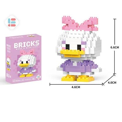 LiLo Stitch Toys Building Blocks Pikachu Anime Cartoon Character Model Puzzles