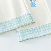 Kawaii Bear Embroidered Drawstring Pants