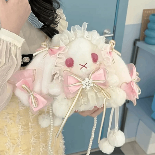 Bunny & Bows Plushie Purse CLOUDANIMESTUDIO