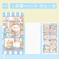 Cute Grid Paper Notebook