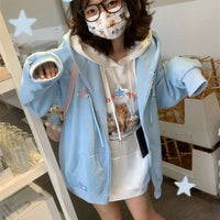 Fleece Zip Up Hoodie