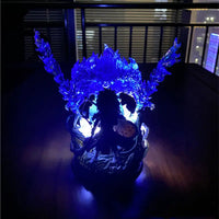 Susanoo LED Uchiha Itachi and Madara Anime Figures, Naruto Shippuden Mini Chibi Figurines 15 CM