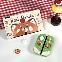 Kawaii Red Panda Picnic Switch Case OLED/NS2 CLOUDANIMESTUDIO