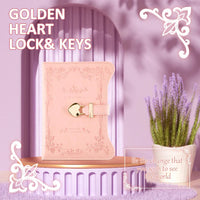 Pastel Diary with Heart Lock