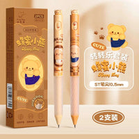 Kawaii 360 Rotating Cuties Gel Pens 2PCS CLOUDANIMESTUDIO