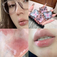Butterfly Lip Gloss Keychain CLOUDANIMESTUDIO