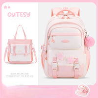 Kawaii Pastel Cutesy Backpack Set