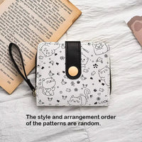 Kawaii Cat Print Wristlet