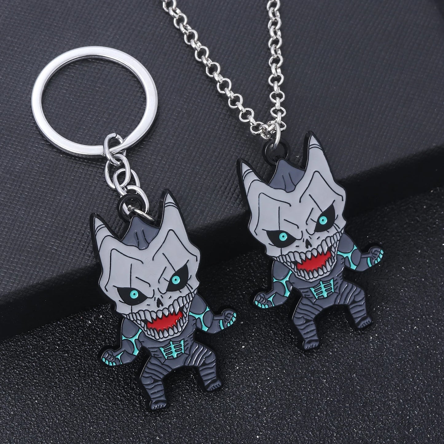 Kaiju No 8, Anime Keychain Necklace Fashion Kaiju No. 8 Metal Necklaces