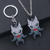 Kaiju No 8, Anime Keychain Necklace Fashion Kaiju No. 8 Metal Necklaces CLOUDANIMESTUDIO
