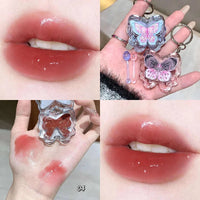 Butterfly Lip Gloss Keychain CLOUDANIMESTUDIO