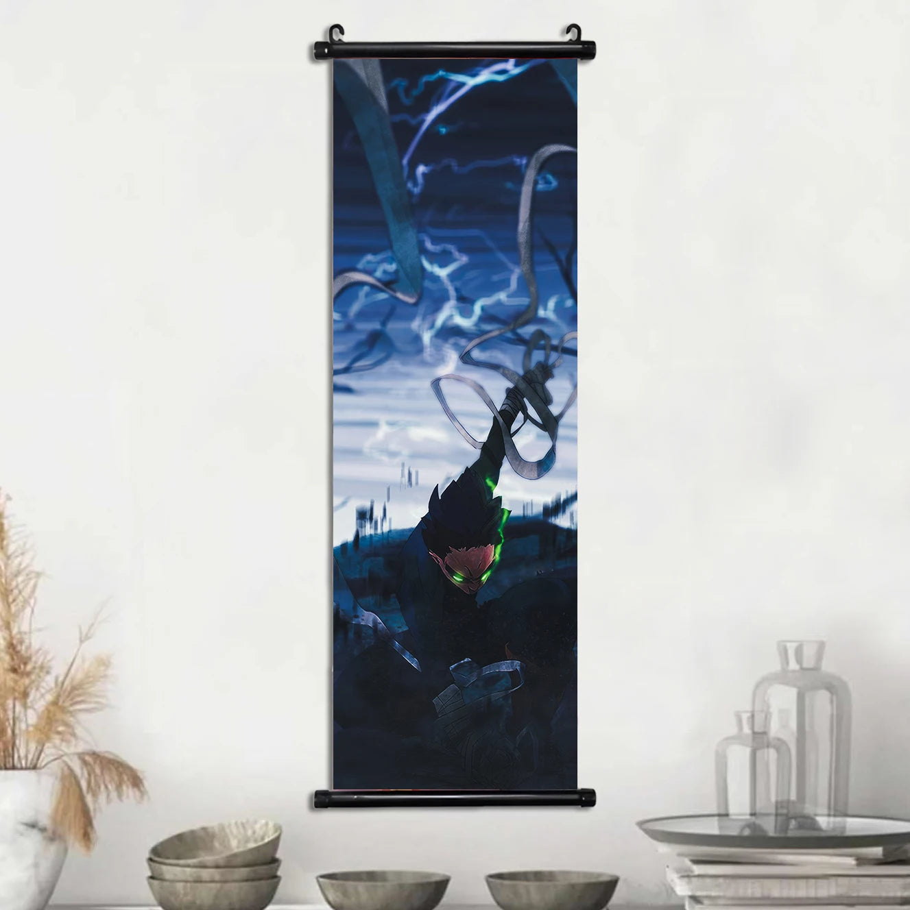 Hot NARUTO Shippuden Anime Scroll, Canvas Wall Art Hanging Posters, Konaha Leaf Ninjas and More