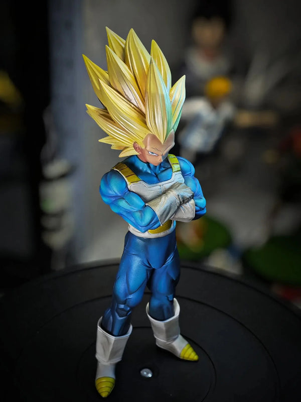 Vegeta Super Saiyan 3 Anime Action Figure, SSJ3 Dragon Ball Z PVC Figurines Statue 33 CM