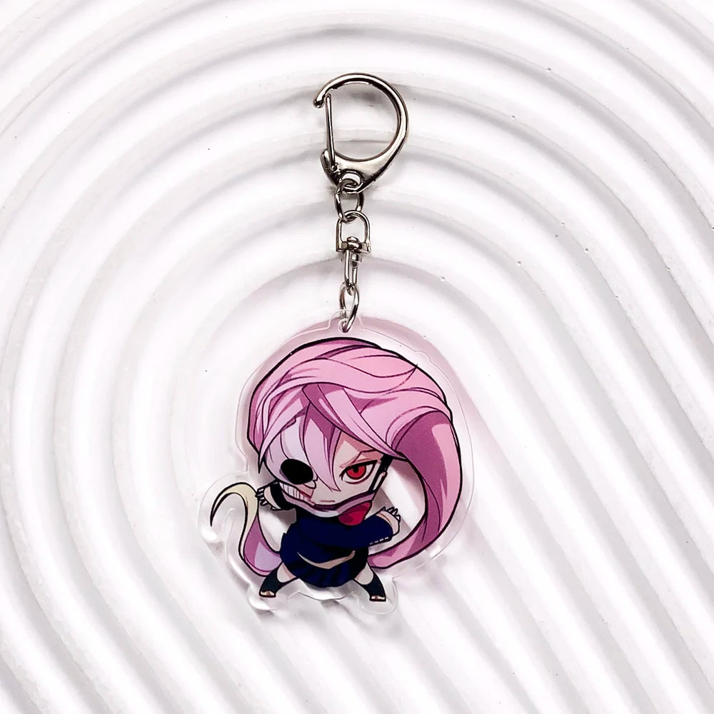 Anime Dandadan Acrylic Car Keychain Accessories Backpack Pendant Key Chain