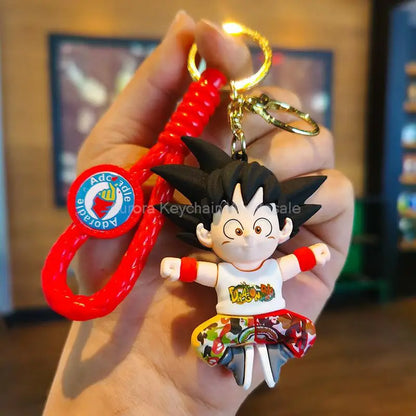 Dragon Ball Z Key Chains Anime Series Car Pendant Keyring Kids Accessories Gifts