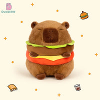 Capybara Hamburger Plushie