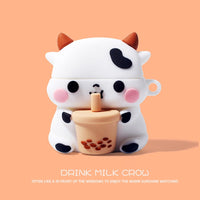 Boba Tea Cow AirPods Case